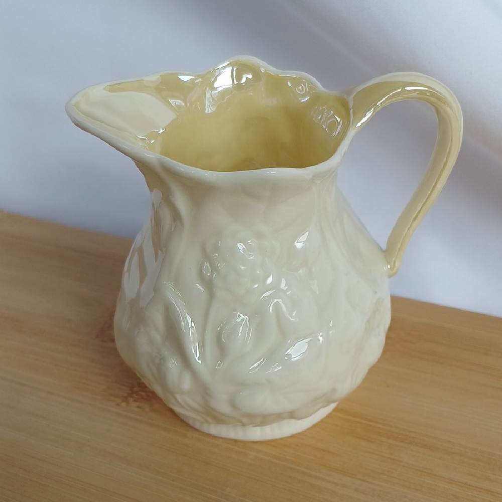 Vintage Belleek Porcelain Creamer Ireland